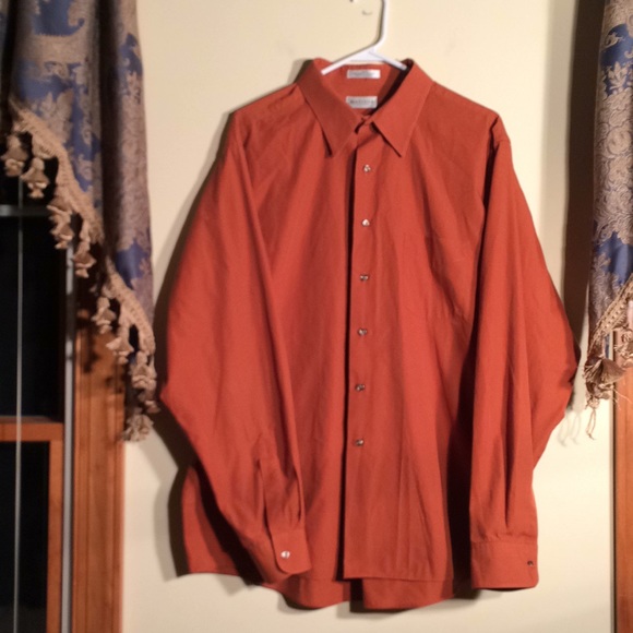 burnt orange dress shirt